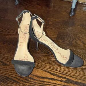 Sam Edelman Black Ankle Strap Heels